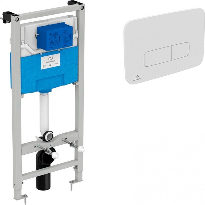 Инсталляция IDEAL STANDARD PROSYS для унитаза с Белой матовой клавишей смыва TT00007/459AW