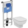 Комплект подвесной унитаз T386001 + T318101 + система инсталляции R020467 IDEAL STANDARD PROSYS ESEDRA AQUABLADE T386401