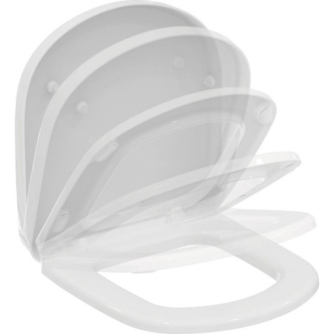 Сидение и крышка SoftClose, для унитазов с короткой проекцией IDEAL STANDARD TEMPO T679901